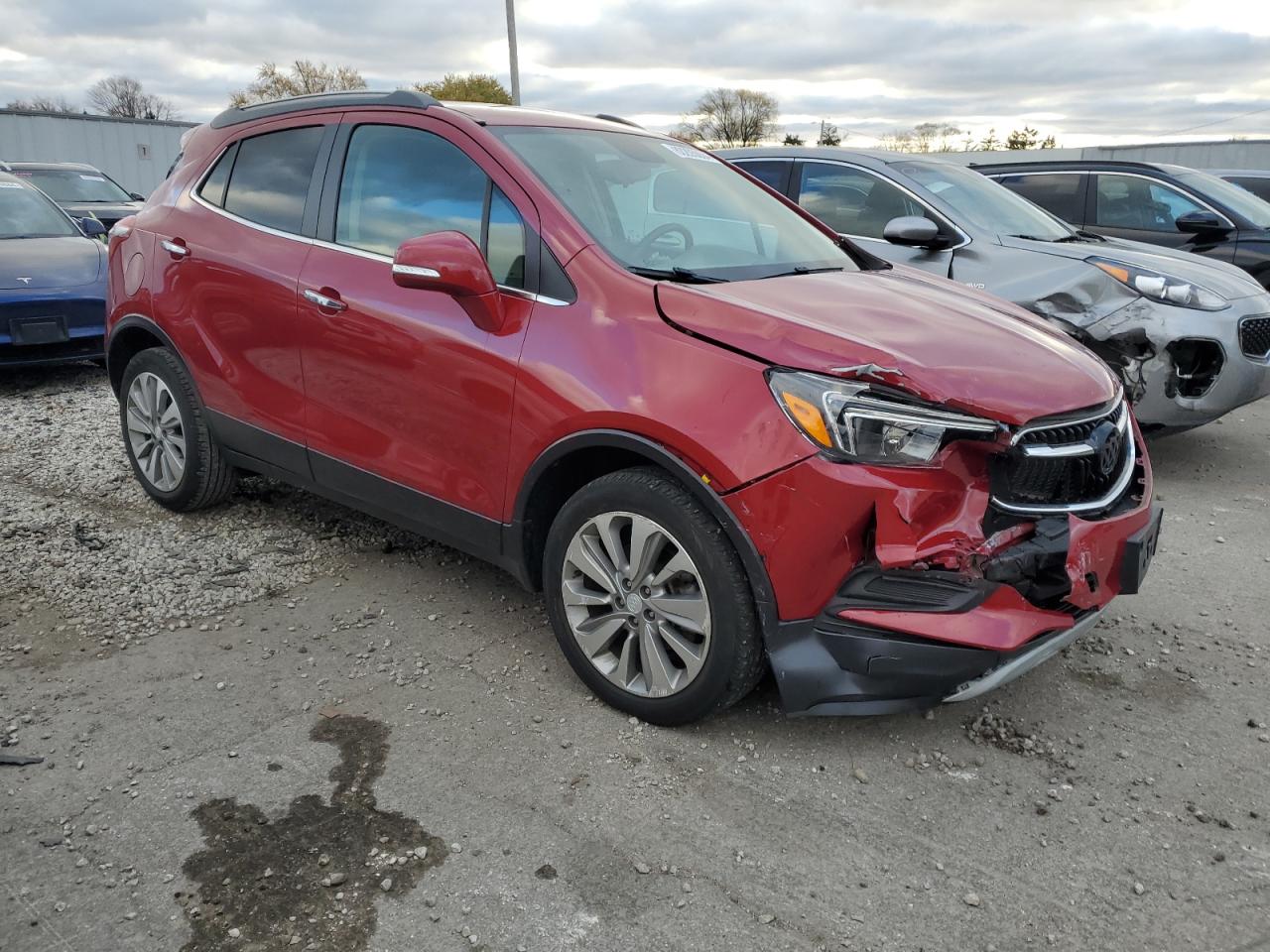 2019 Buick Encore VIN KL4CJASB4KB792346 Copart auction photo, front end damage thumbnail 4