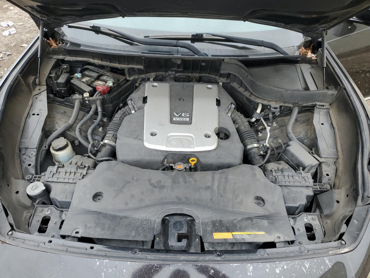 2013 Infiniti FX VIN JN8CS1MU6DM142057 Copart auction photo, vandalism / rear end damage thumbnail 11