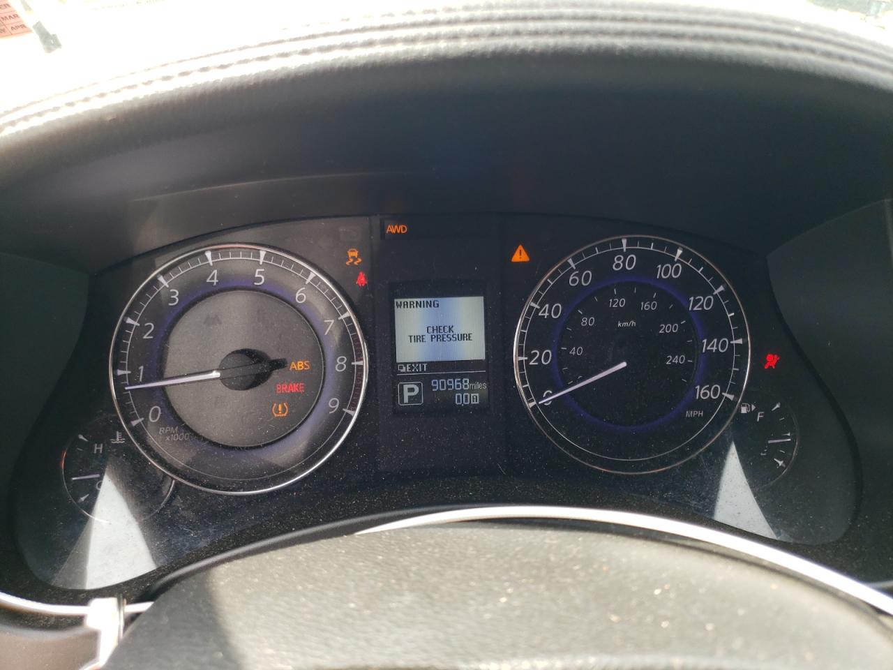 2016 Infiniti QX50 VIN JN1BJ0RR4GM264254 Copart auction photo, all over damage thumbnail 9