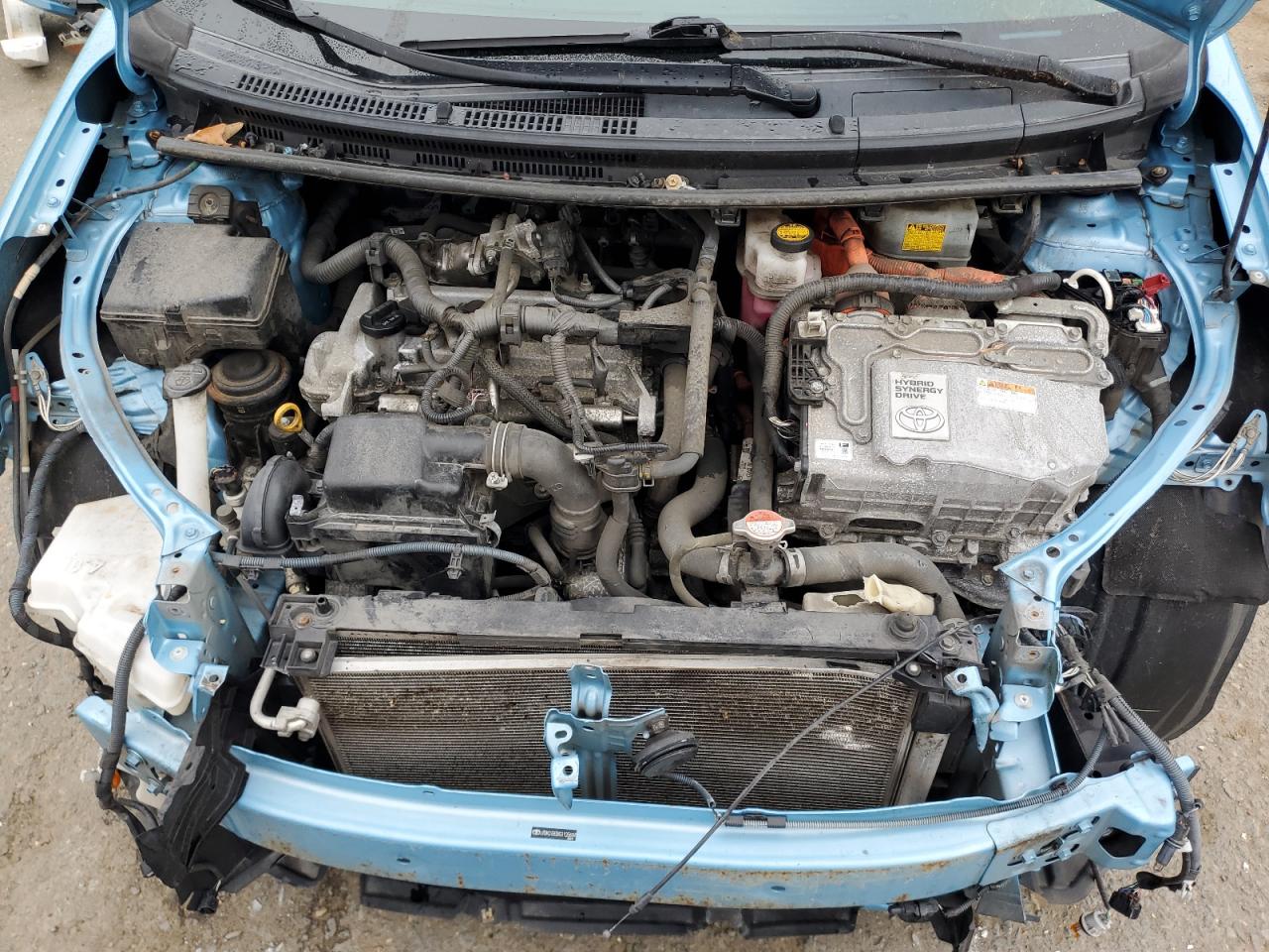2016 Toyota Prius VIN JTDKDTB3XG1125694 Copart auction photo, front end damage thumbnail 11