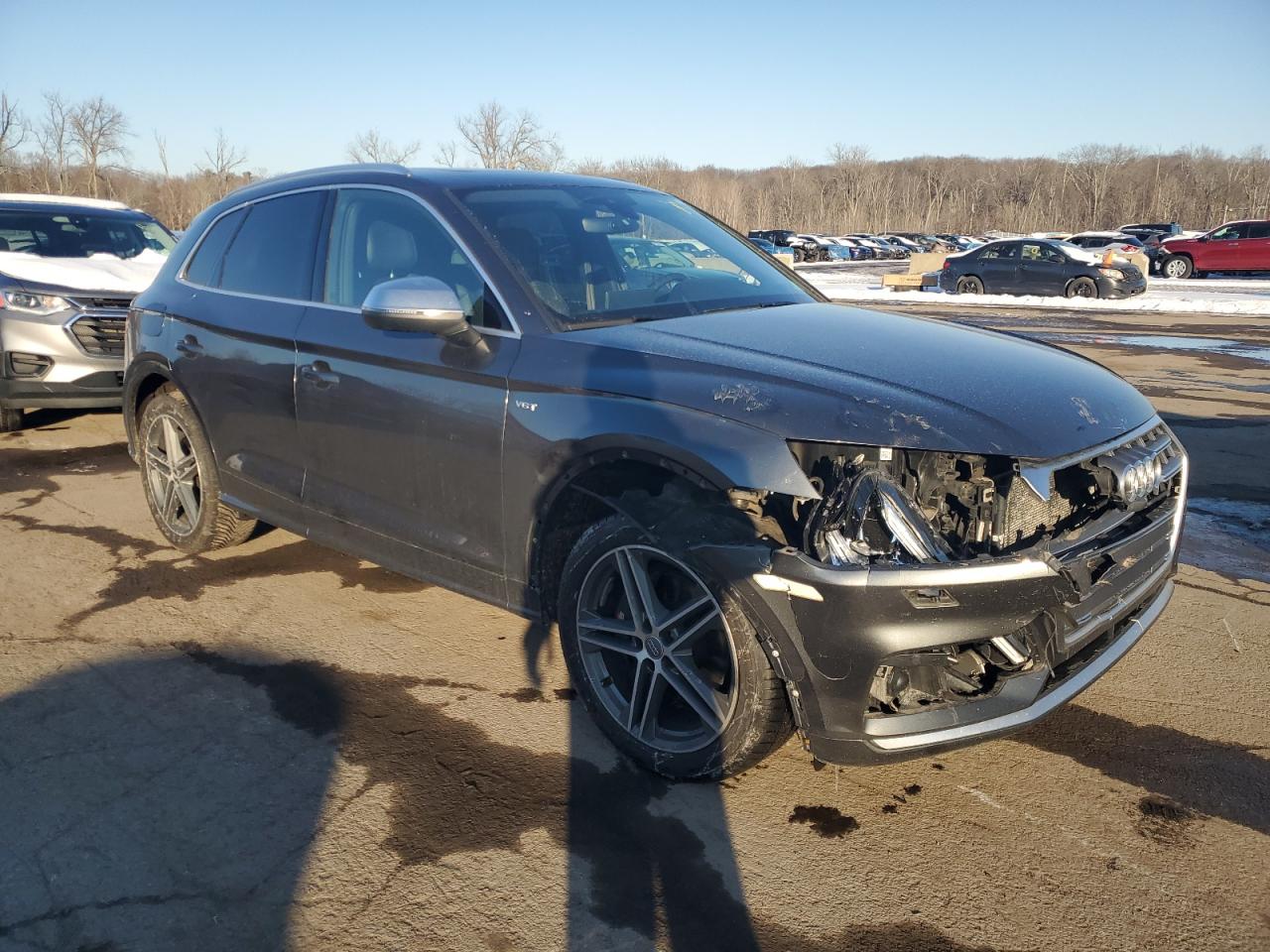 2018 Audi SQ5 VIN WA1C4AFY6J2130059 Copart auction photo, front end damage thumbnail 4