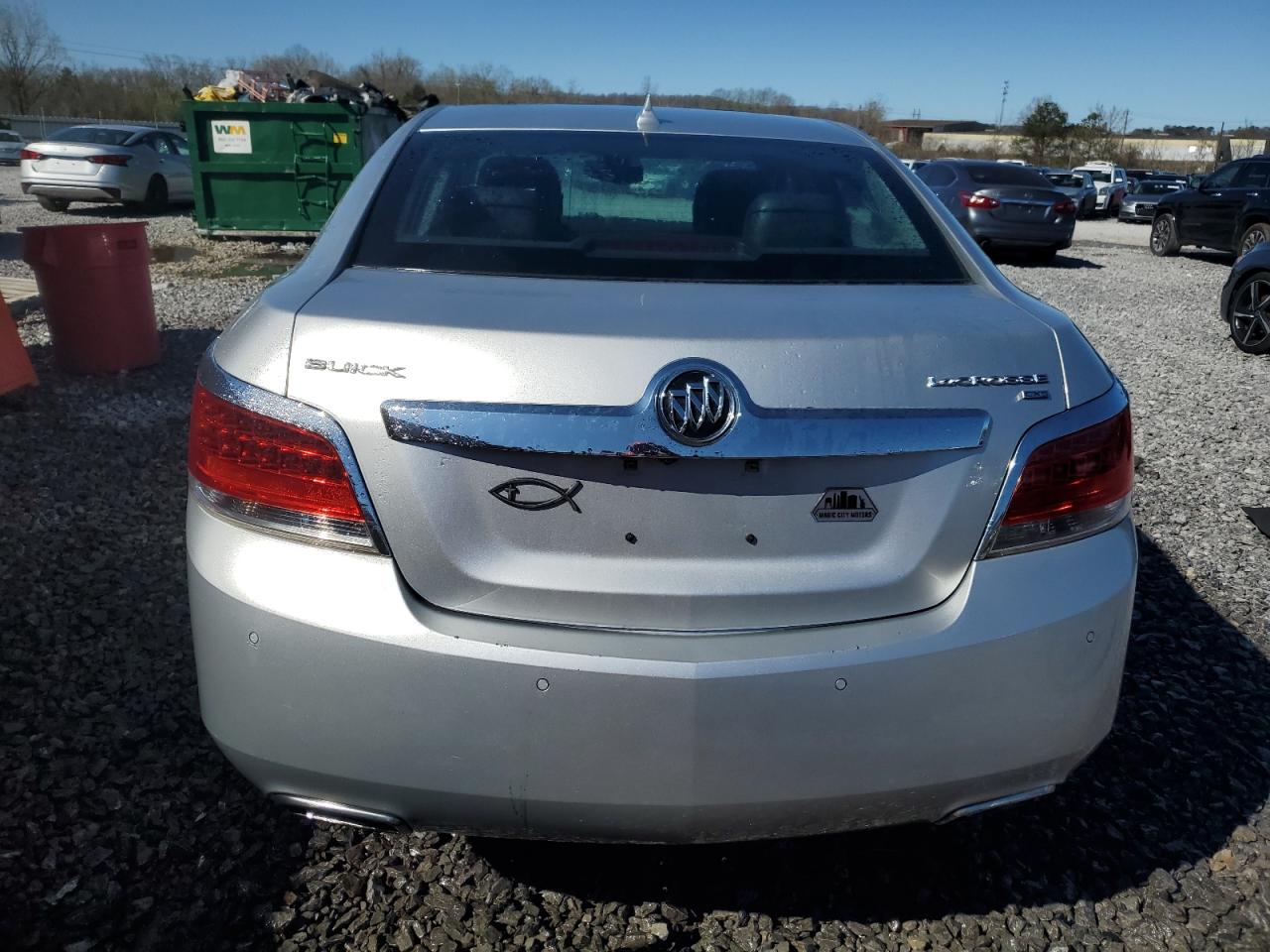 2010 Buick LaCrosse VIN 1G4GE5EV4AF214839 Copart auction photo, front end damage thumbnail 6