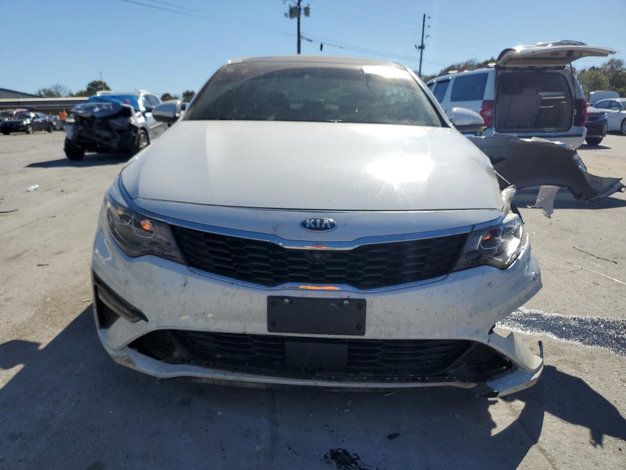 2019 KIA Optima VIN 5XXGV4L25KG308707 Copart auction photo, front end damage thumbnail 5
