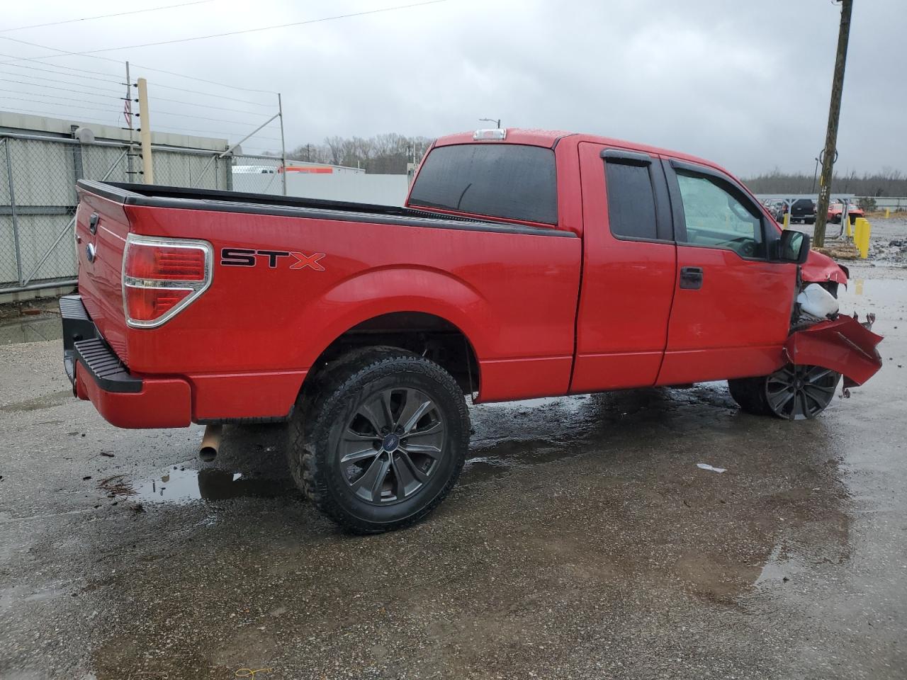 2009 Ford F-150 VIN 1FTRX12W59KB84685 Copart auction photo, front end / side damage thumbnail 3
