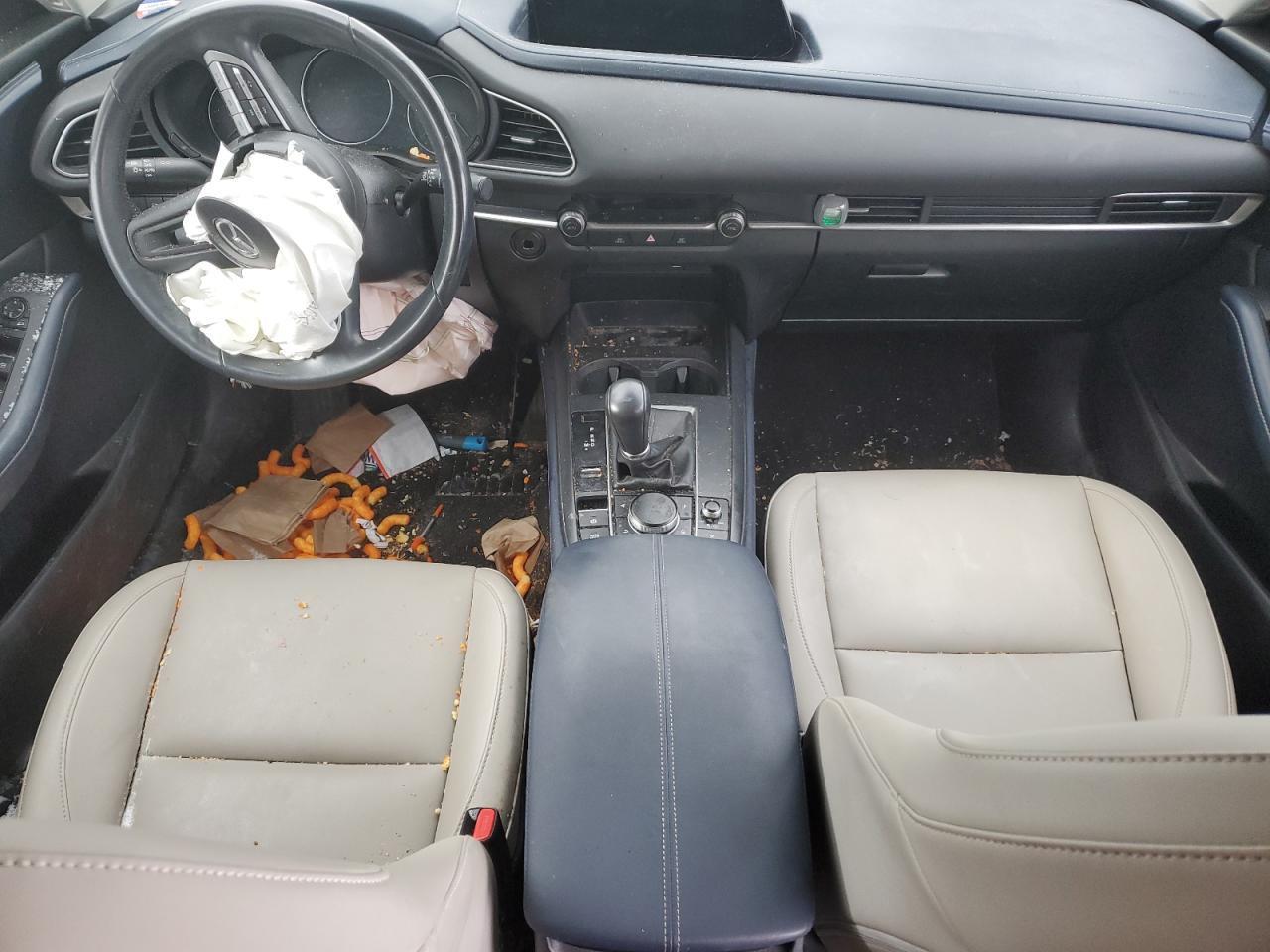 2020 Mazda CX-30 VIN 3MVDMBCL0LM125331 Copart auction photo, front end / all over damage thumbnail 8
