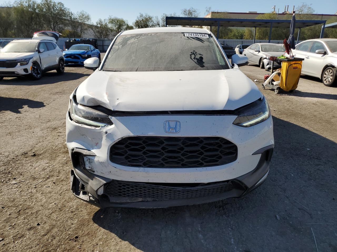 2024 Honda HR-V VIN 3CZRZ2H35RM708059 Copart auction photo, front end damage thumbnail 5