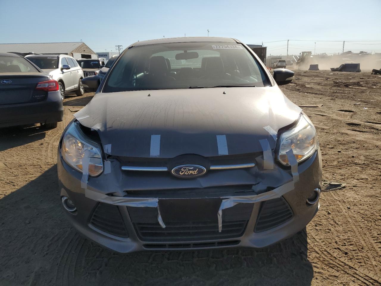 2014 Ford Focus VIN 1FADP3F25EL314259 Copart auction photo, front end damage thumbnail 5