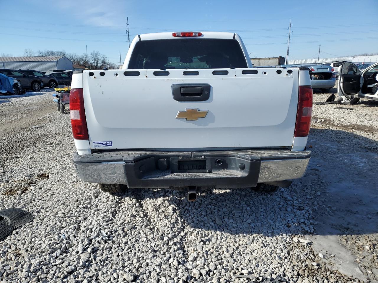 2011 Chevrolet Silverado VIN 3GCPKSE34BG387058 Copart auction photo, top/roof / side damage thumbnail 6