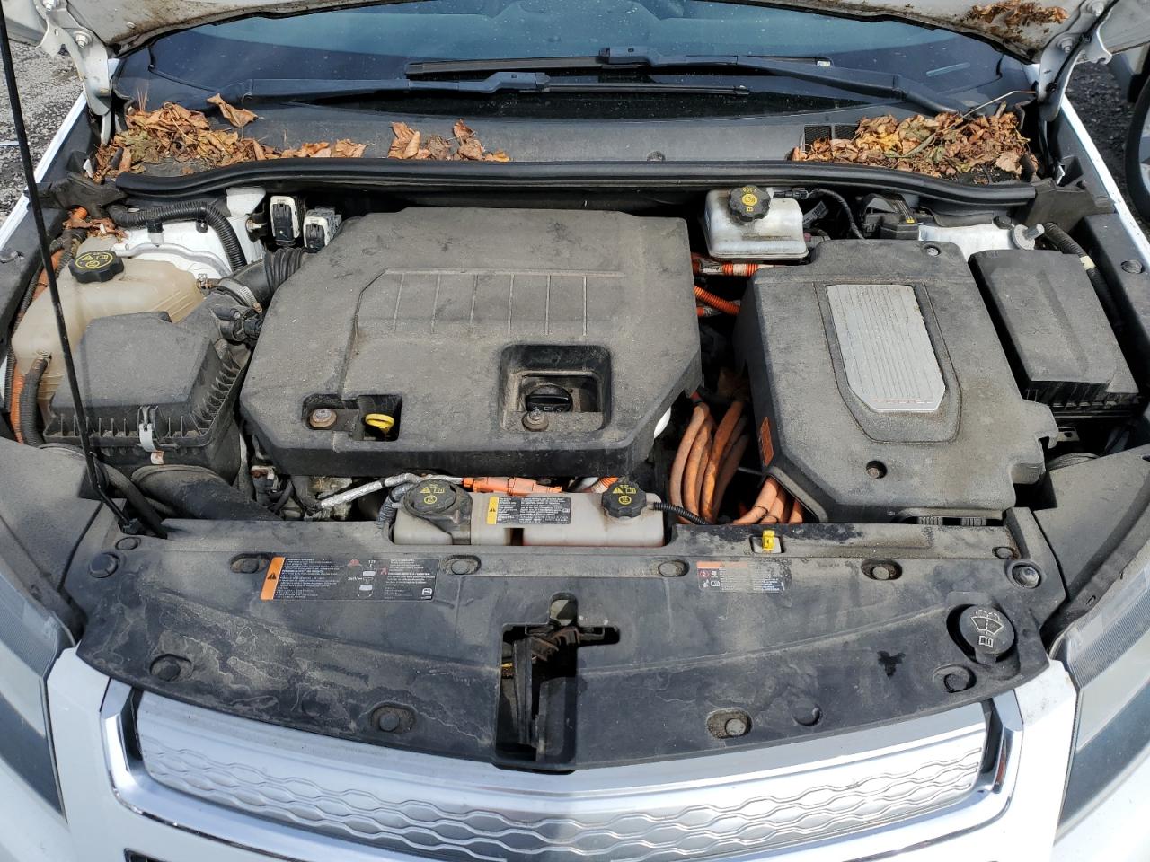2012 Chevrolet Volt VIN 1G1RB6E44CU127145 Copart auction photo, top/roof / side damage thumbnail 11