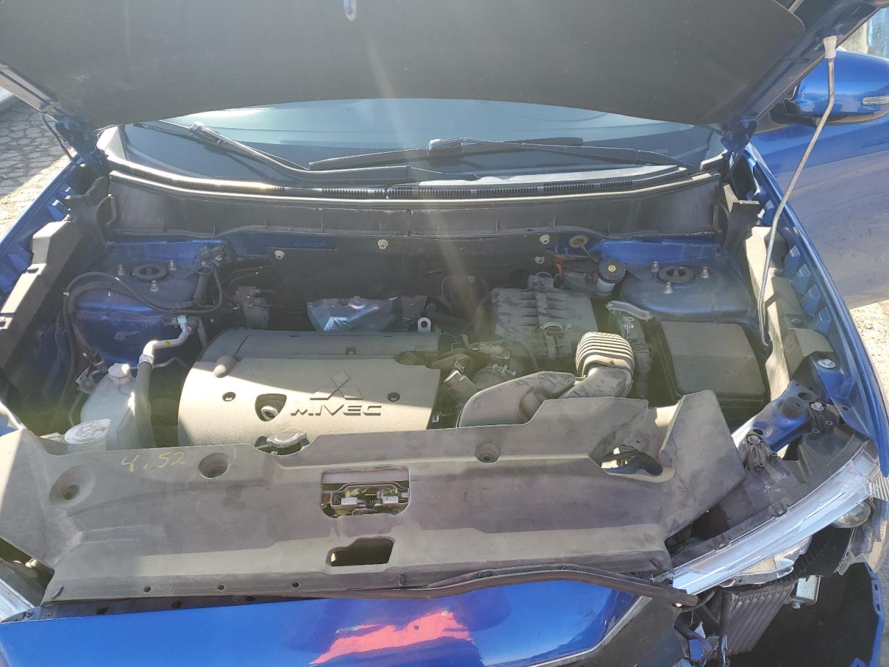 2016 Mitsubishi Outlander VIN JA4AR3AU6GZ027491 Copart auction photo, front end damage thumbnail 12