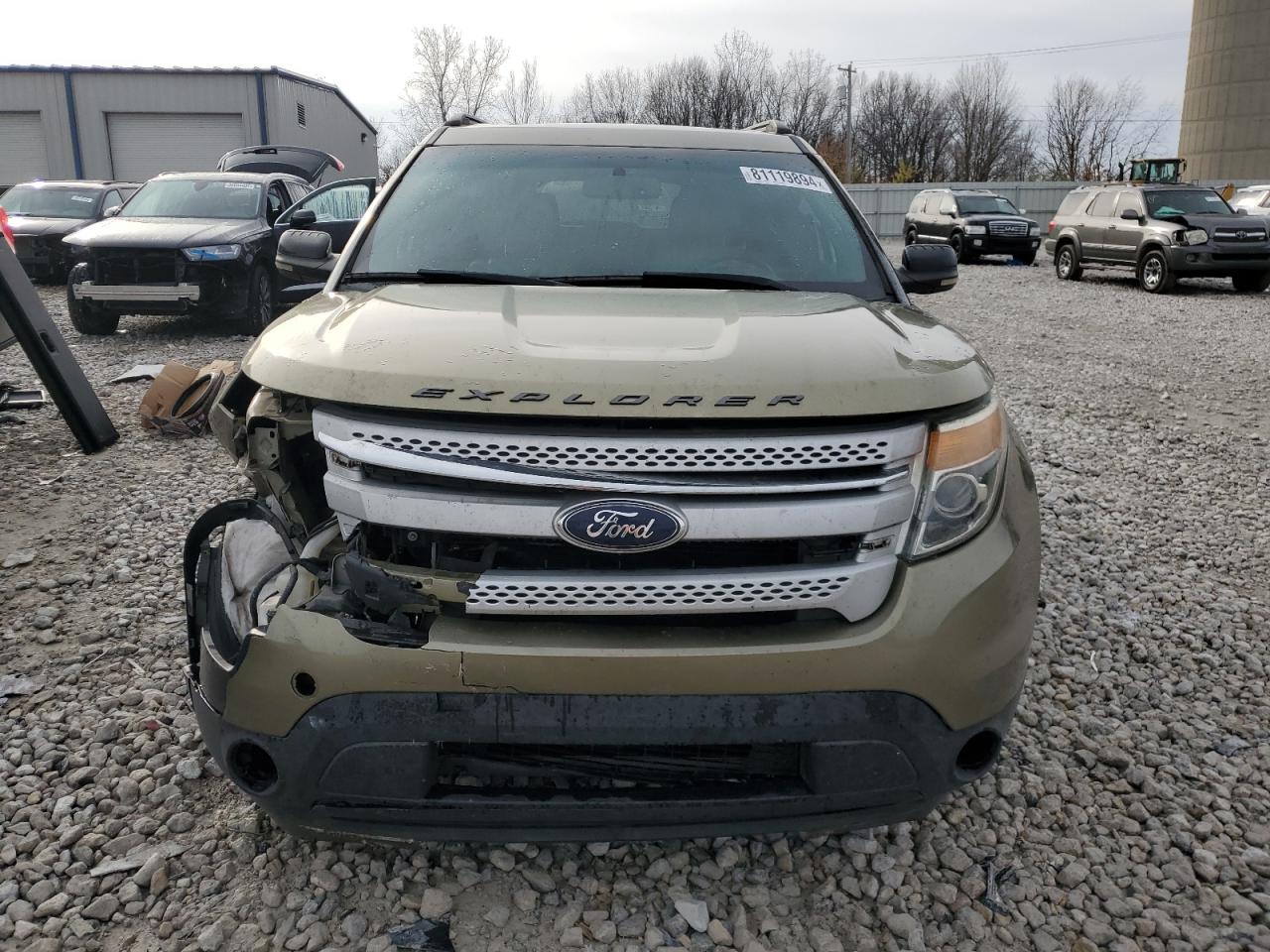 2013 Ford Explorer VIN 1FM5K8D88DGA57411 Copart auction photo, front end damage thumbnail 5