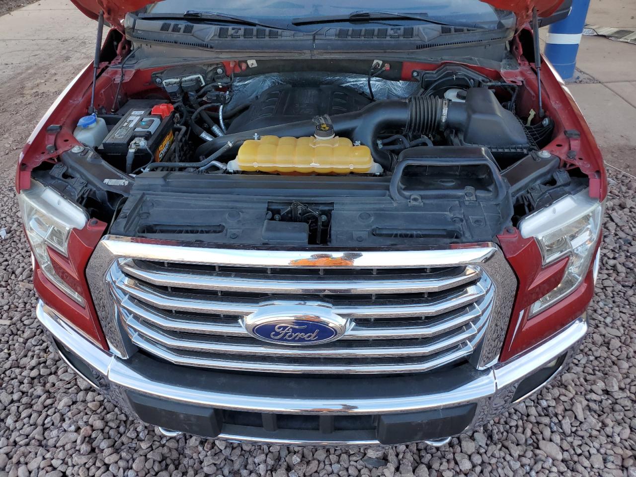 2016 Ford F-150 VIN 1FTEW1EGXGKE74973 Copart auction photo, side / rear end damage thumbnail 11