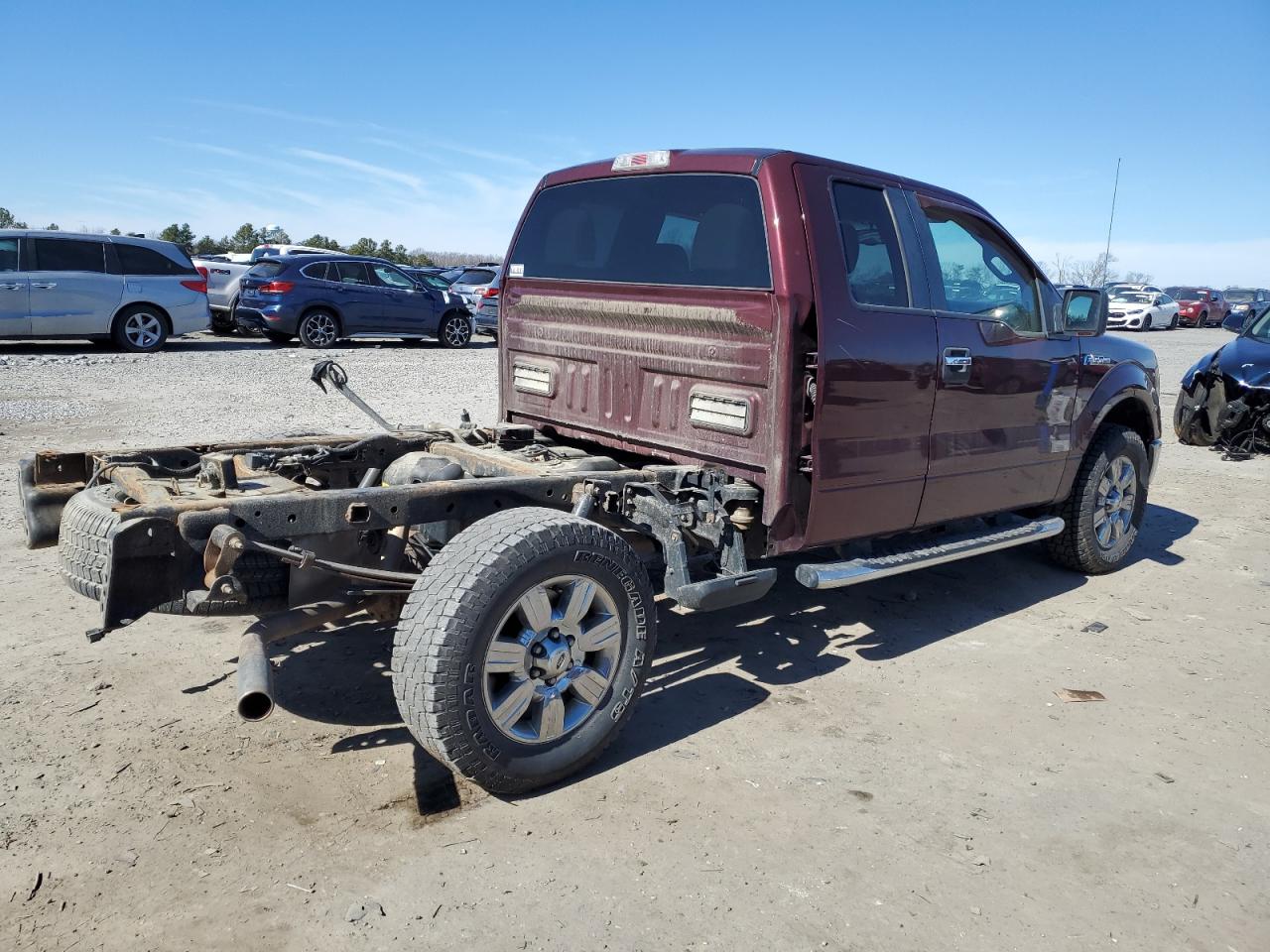 2010 Ford F-150 VIN 1FTFX1EV8AKA23662 Copart auction photo, rear end / minor dent/scratches damage thumbnail 3