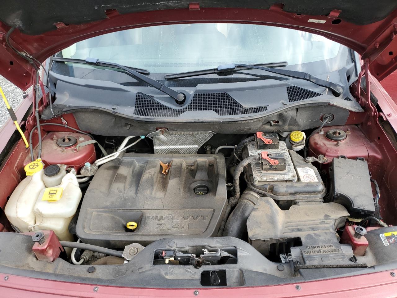 2014 Jeep Liberty (Patriot) VIN 1C4NJPCB2ED652952 Copart auction photo, front end / undercarriage damage thumbnail 12