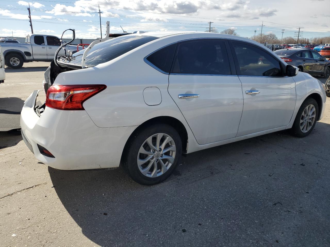 2018 Nissan Sentra VIN 3N1AB7AP1JL644925 Copart auction photo, rear end damage thumbnail 3