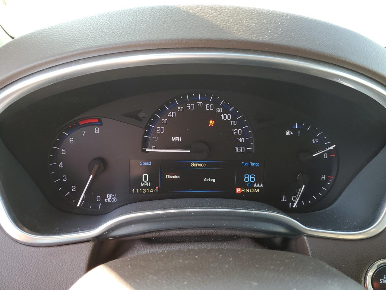 2014 Cadillac SRX VIN 3GYFNBE3XES687640 Copart auction photo, front end damage thumbnail 9