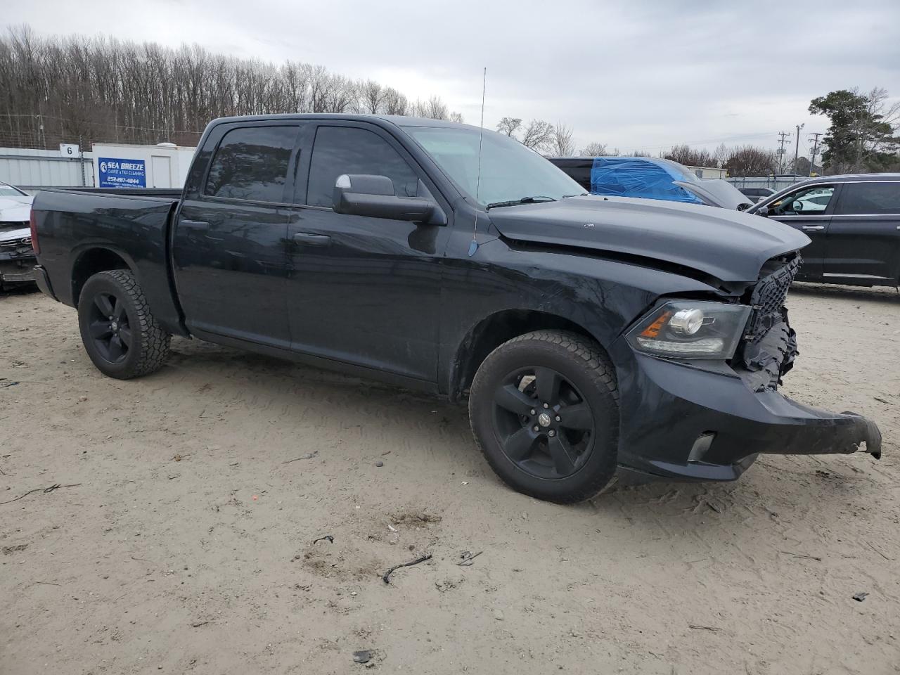 2014 RAM 1500 VIN 1C6RR6KT2ES114060 Copart auction photo, front end / rear end damage thumbnail 4