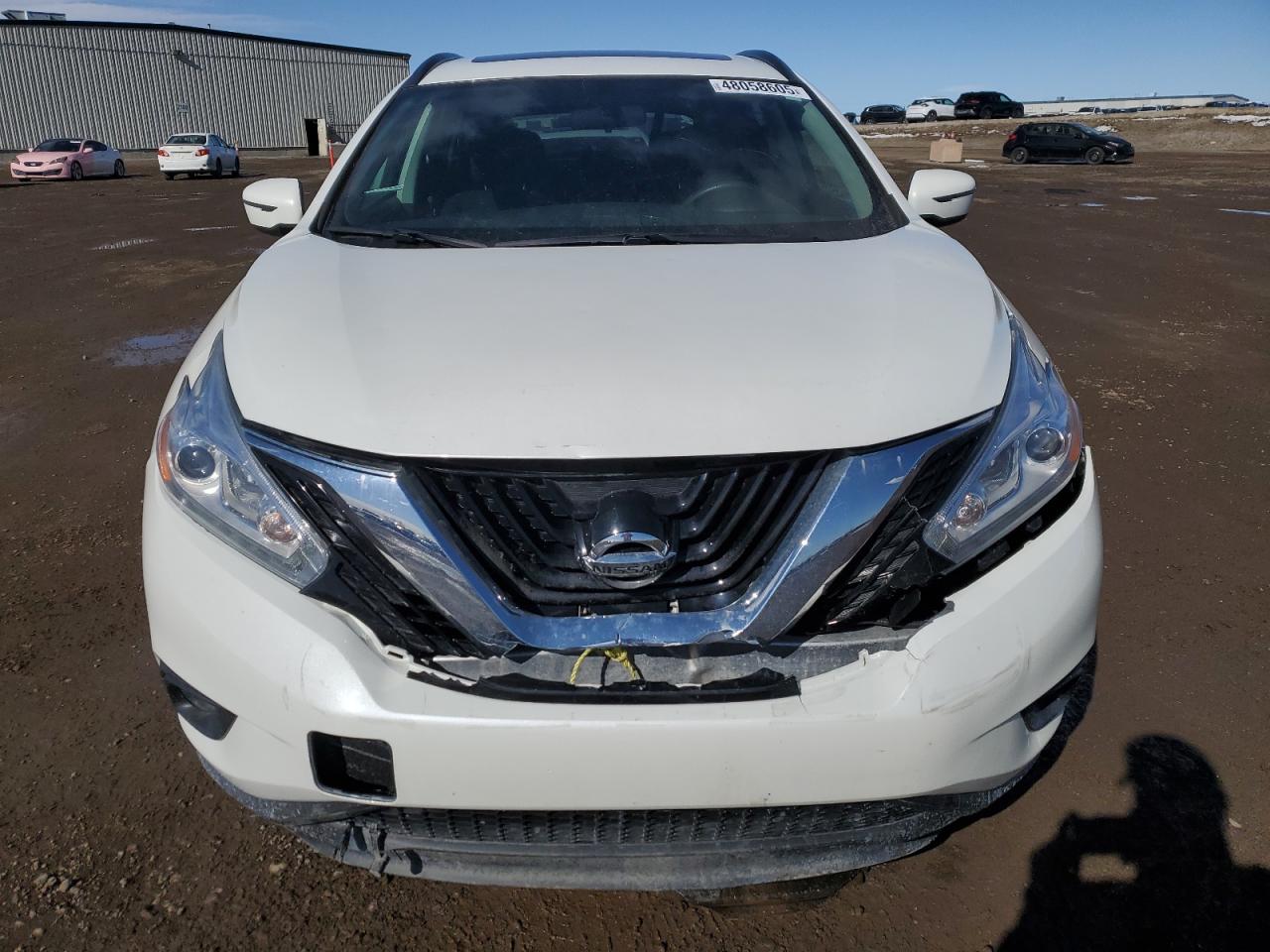2017 Nissan Murano VIN 5N1AZ2MH7HN174325 Copart auction photo, hail / front end damage thumbnail 5