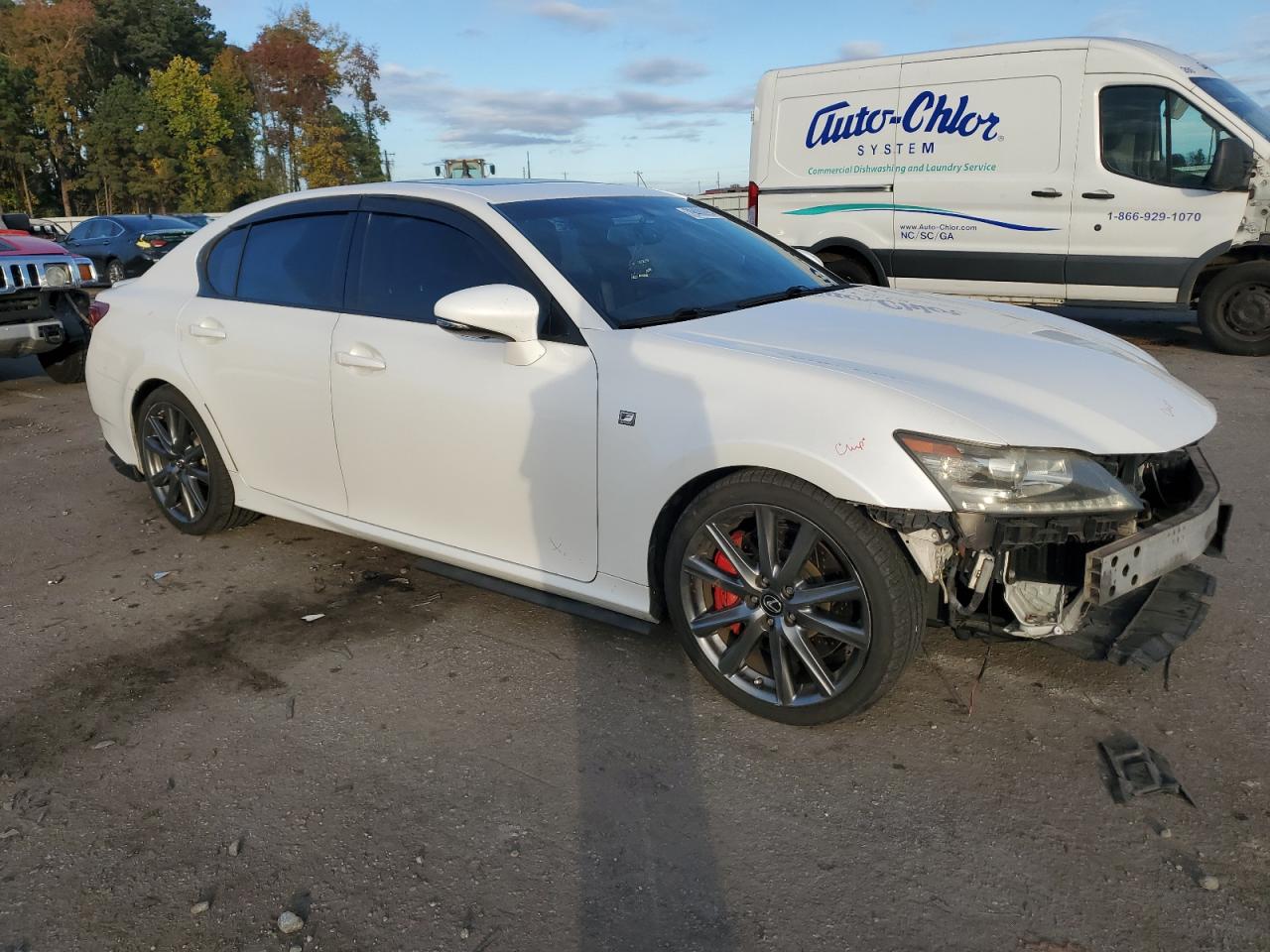 2013 Lexus GS VIN JTHBE1BL1D5021759 Copart auction photo, front end damage thumbnail 4