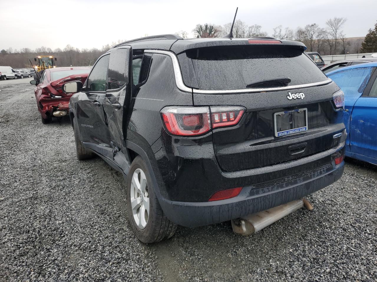 2020 Jeep Compass VIN 3C4NJCBBXLT153012 Copart auction photo, side damage thumbnail 2