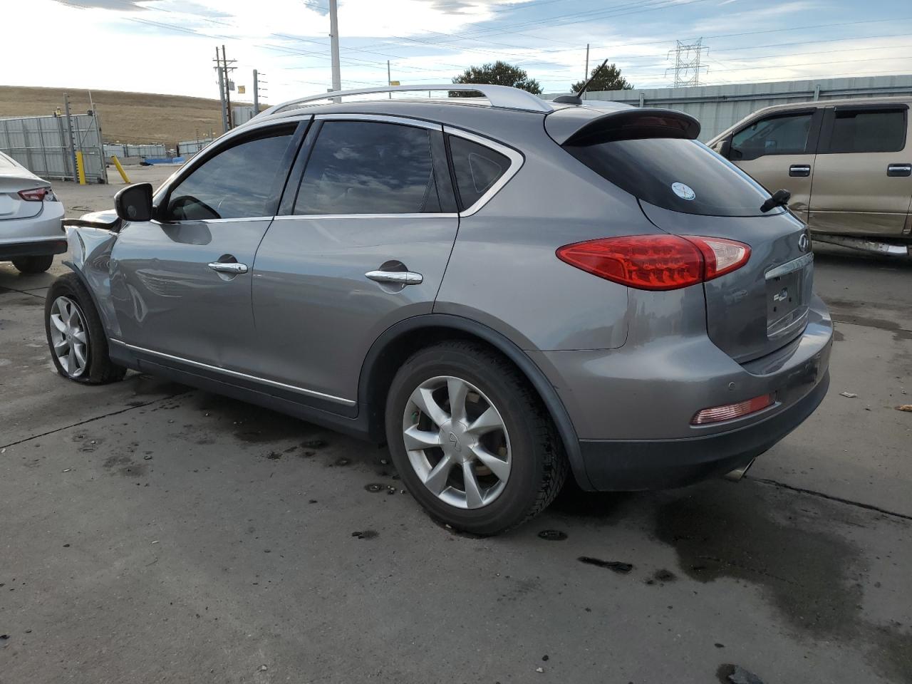 2008 Infiniti EX VIN JNKAJ09F58M355077 Copart auction photo, front end / side damage thumbnail 2