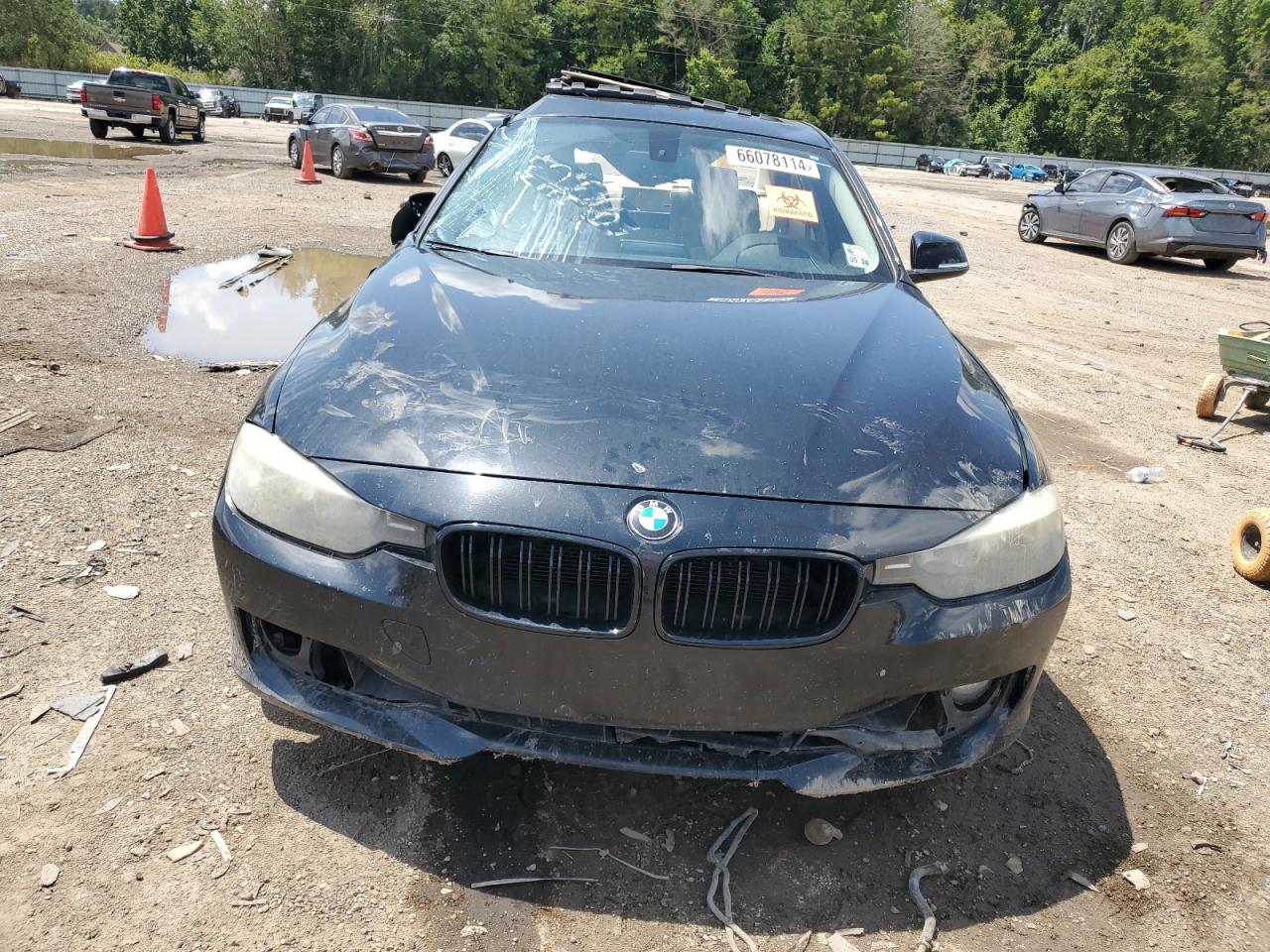 2014 BMW 3er VIN WBA3A5C52EJ464579 Copart auction photo, side damage thumbnail 5
