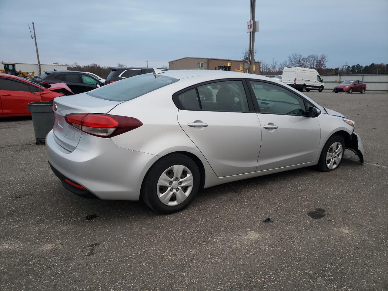 2017 KIA Forte VIN 3KPFL4A74HE060063 Copart auction photo, front end damage thumbnail 3