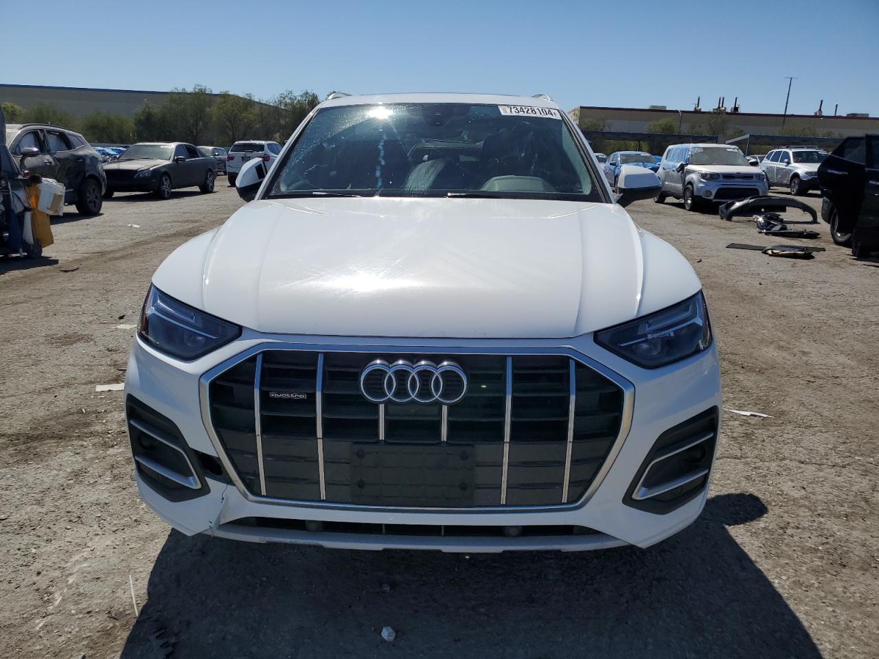 2021 Audi Q5 VIN WA1BAAFY4M2017932 Copart auction photo, rear end damage thumbnail 5