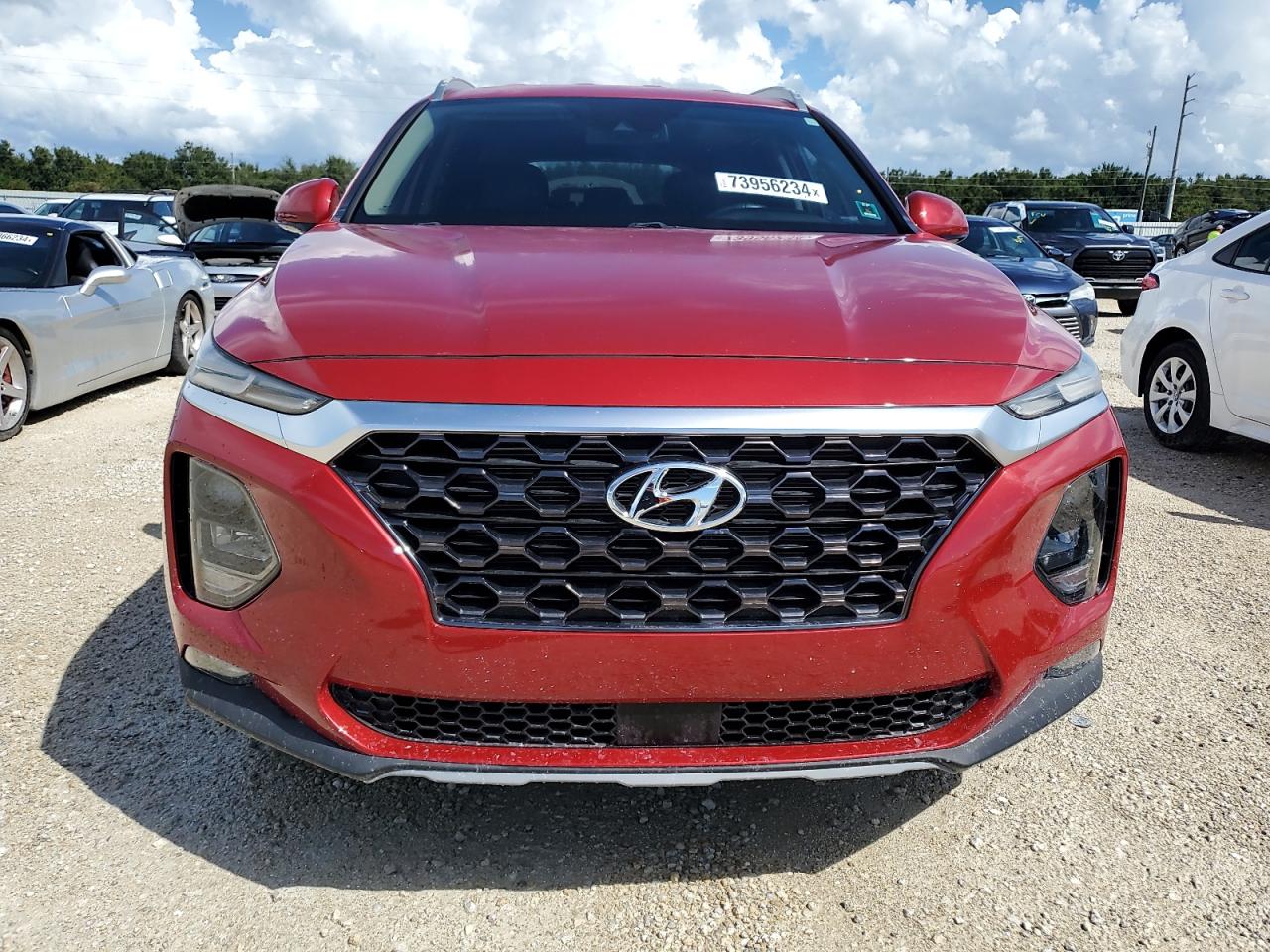 2019 Hyundai Santa Fe VIN 5NMS33AD3KH037730 Copart auction photo, water/flood damage thumbnail 5