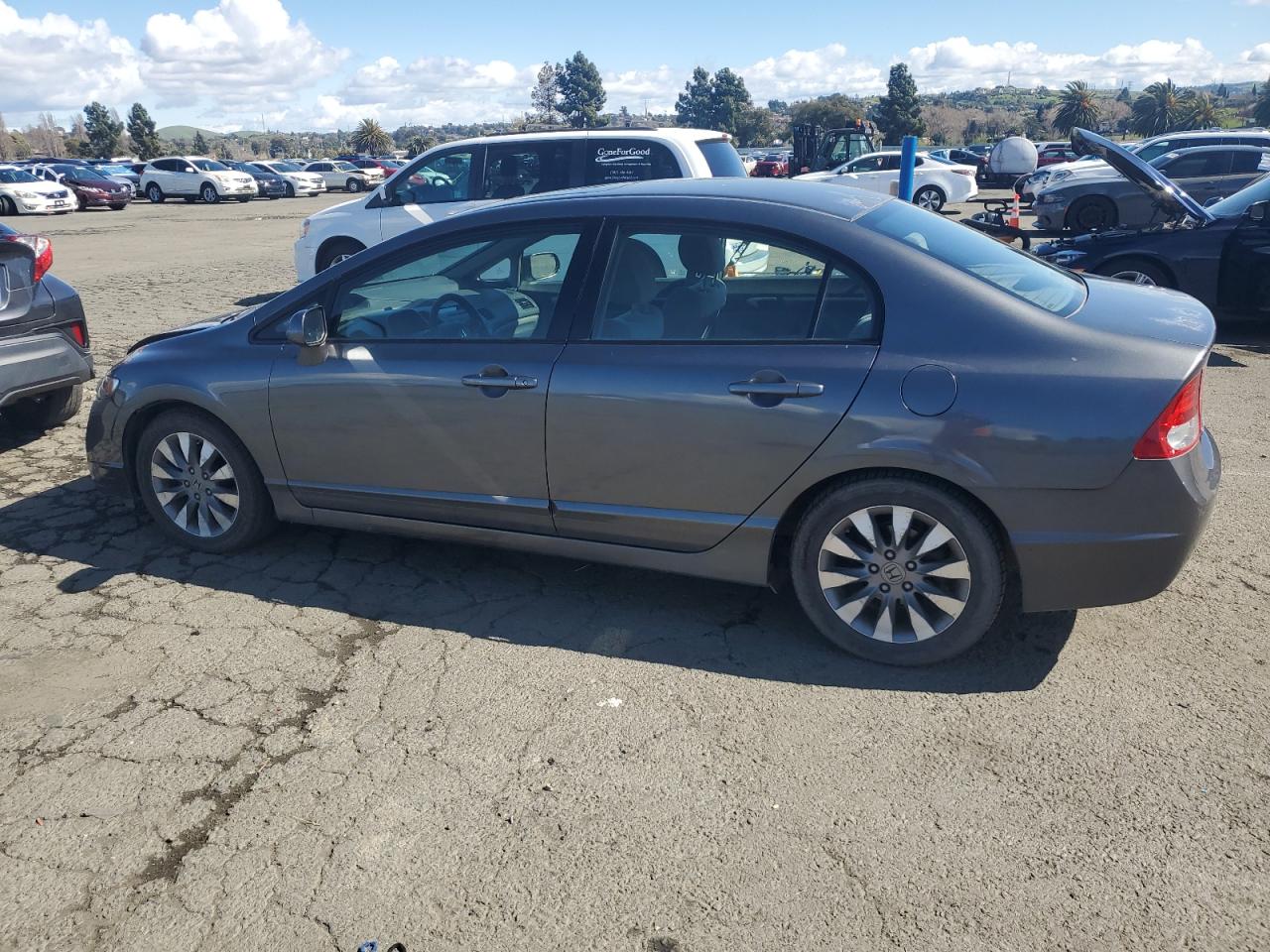 2010 Honda Civic VIN 2HGFA1F80AH523835 Copart auction photo, front end damage thumbnail 2