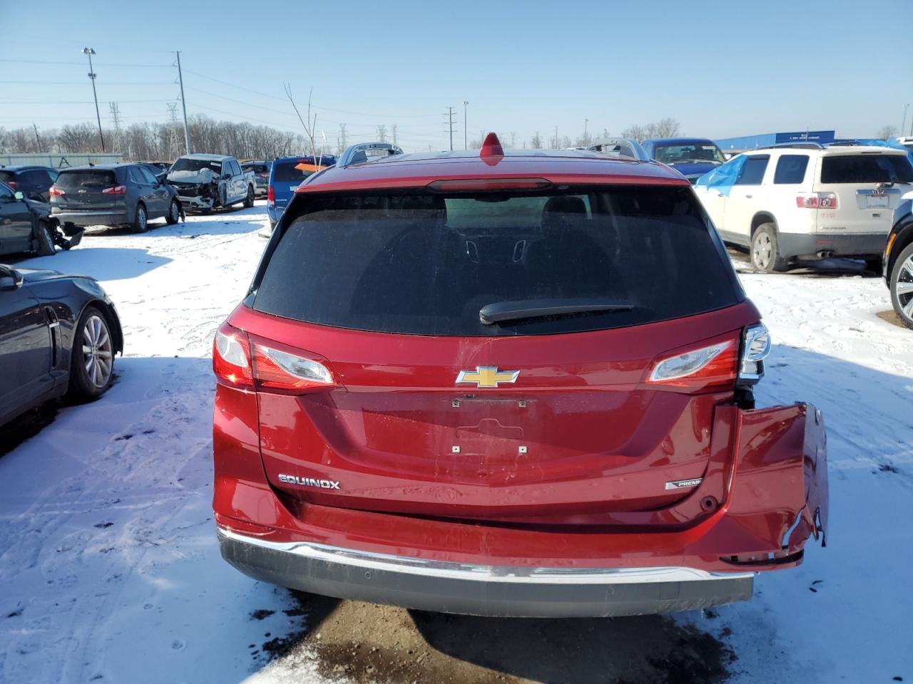 2018 Chevrolet Equinox VIN 3GNAXMEV8JS508973 Copart auction photo, rear end damage thumbnail 6
