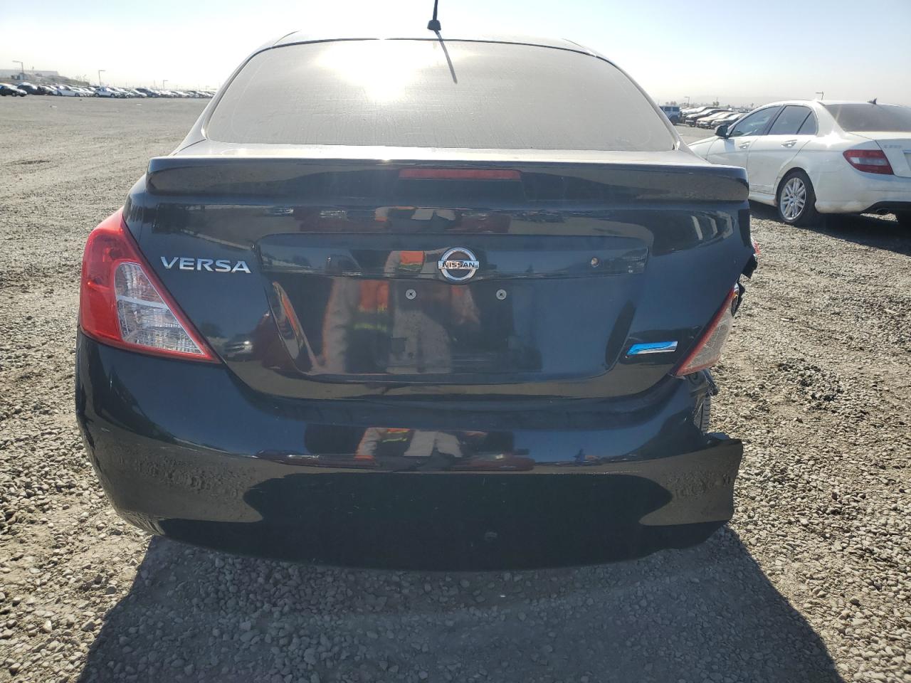 2014 Nissan Versa VIN 3N1CN7AP3EL849863 Copart auction photo, front end / rear end damage thumbnail 6
