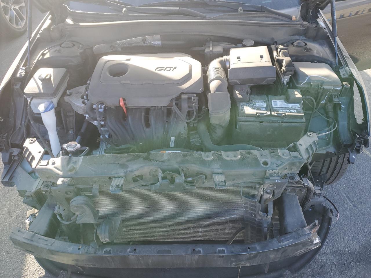 2019 KIA Optima VIN 5XXGT4L38KG371184 Copart auction photo, front end damage thumbnail 11