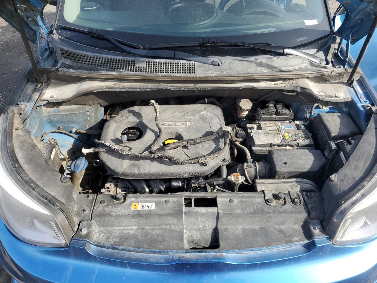 2017 KIA Soul VIN KNDJP3A51H7458564 Copart auction photo, burn damage thumbnail 12