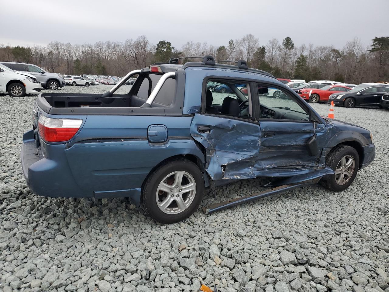 2006 Subaru Baja VIN 4S4BT62C767105284 Copart auction photo, side / minor dent/scratches damage thumbnail 3