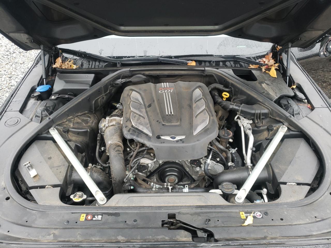 2018 Genesis G90 VIN KMHG34JA2JU041580 Copart auction photo, front end damage thumbnail 11