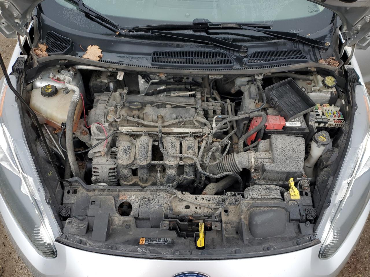 2015 Ford Fiesta VIN 3FADP4EJ8FM112546 Copart auction photo, front end / side damage thumbnail 11
