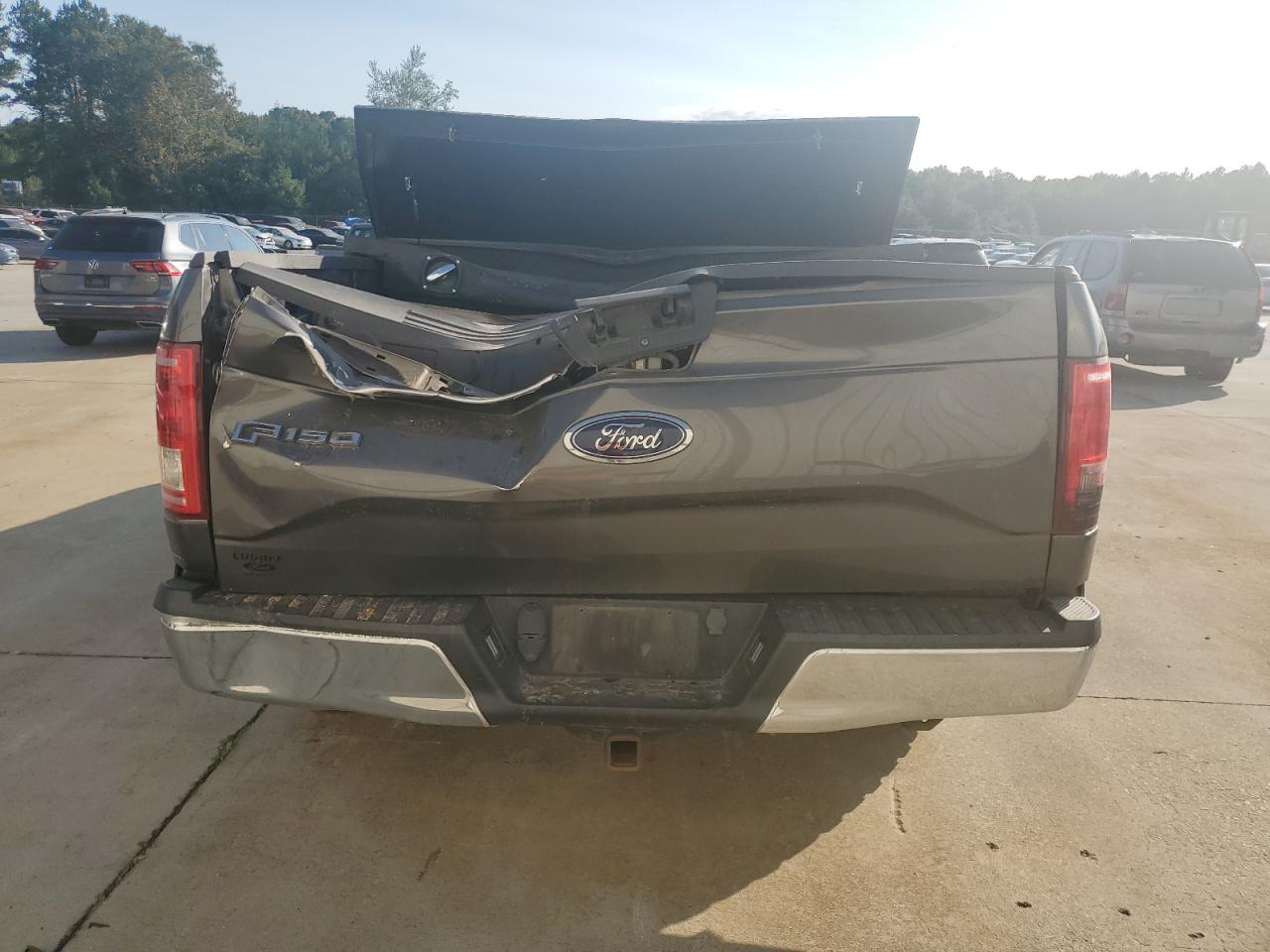 2015 Ford F-150 VIN 1FTEW1CP6FKE96244 Copart auction photo, top/roof / rear end damage thumbnail 6