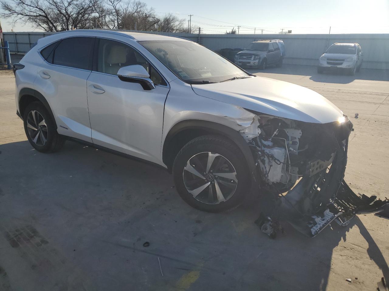 2020 Lexus NX VIN JTJGJRDZ4L5004436 Copart auction photo, front end damage thumbnail 4