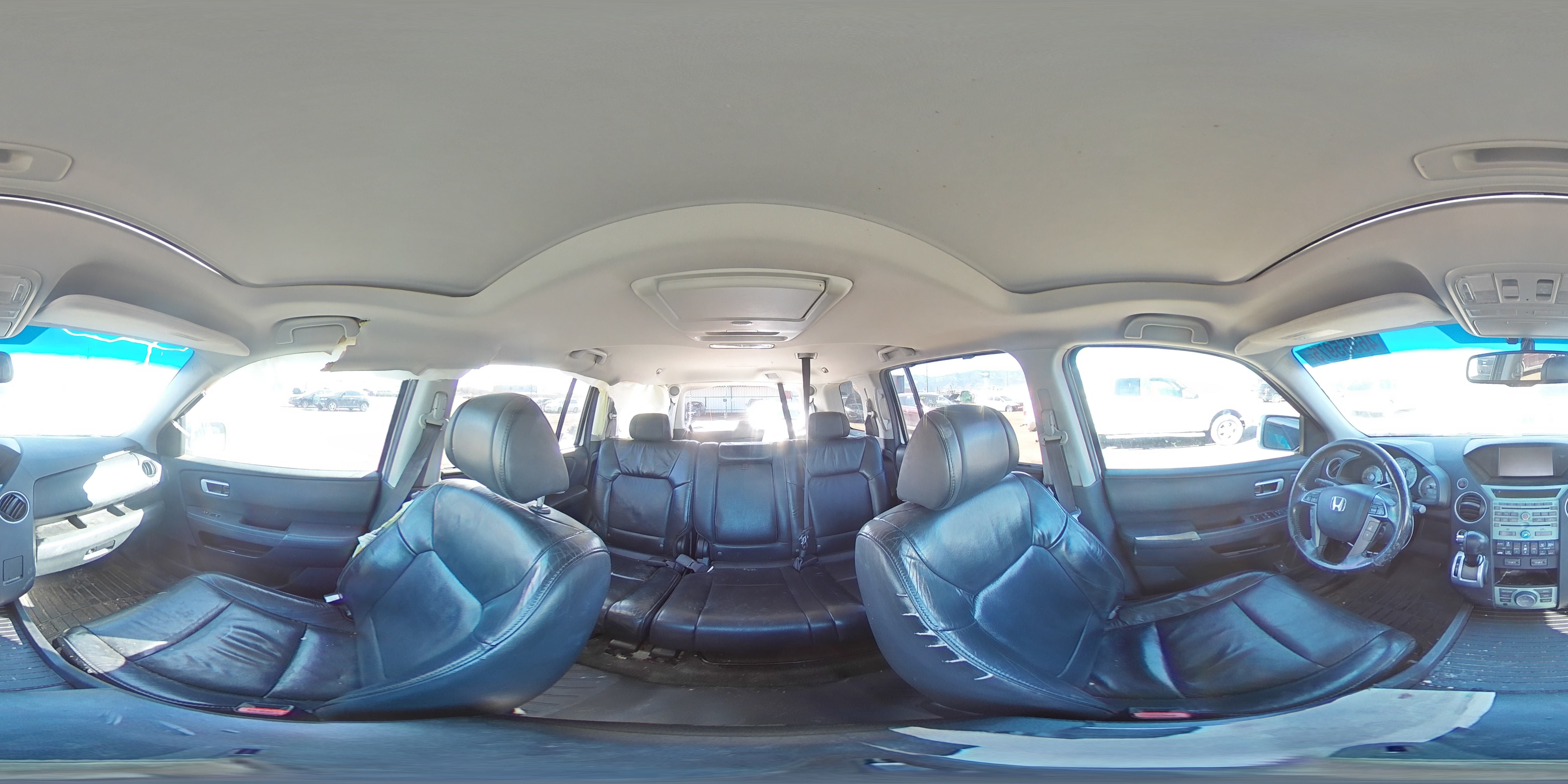 2011 Honda Pilot VIN 5FNYF4H91BB097502 Copart auction photo, rear end damage thumbnail 13