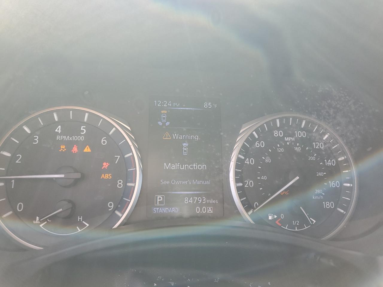 2018 Infiniti Q50 VIN JN1EV7AP6JM364576 Copart auction photo, front end damage thumbnail 9