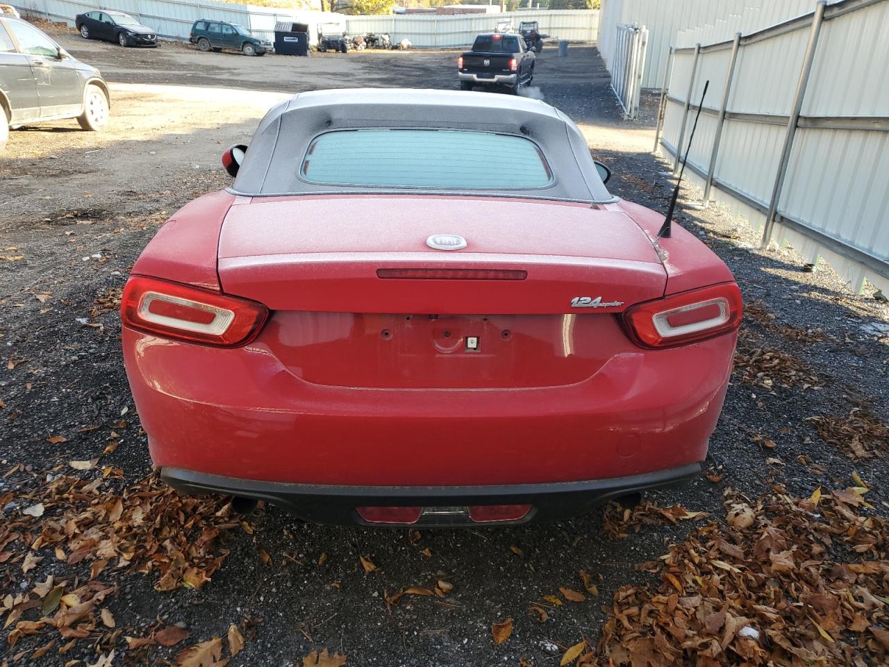 2017 Fiat 124 Spider VIN JC1NFAEK7H0127793 Copart auction photo, front end / side damage thumbnail 6