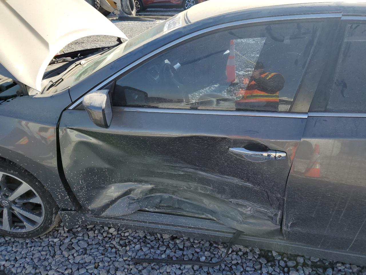 2017 Nissan Altima VIN 1N4AL3AP7HC142872 Copart auction photo, side damage thumbnail 7