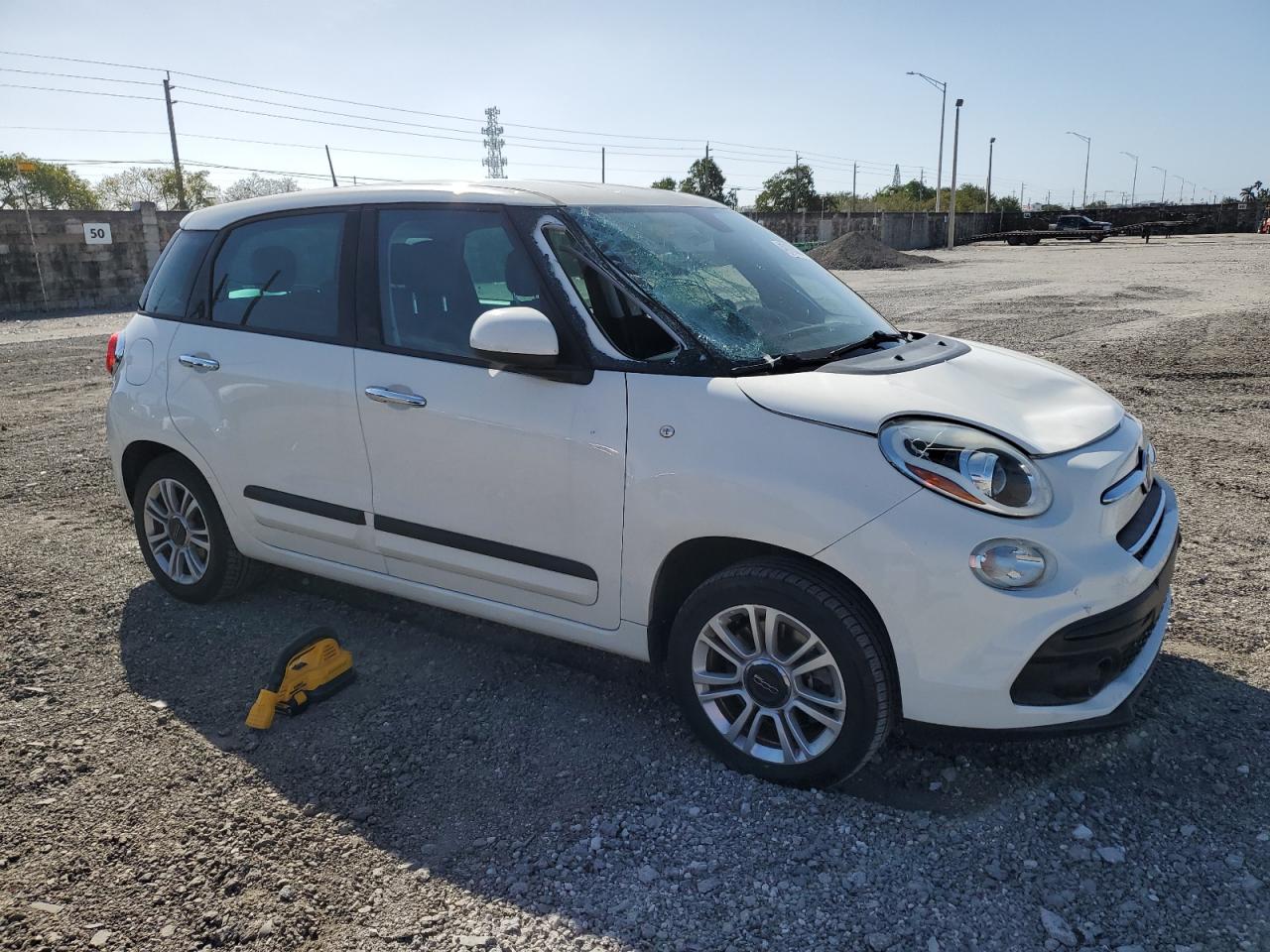 2018 Fiat 500 VIN ZFBCFAAH1JZ040688 Copart auction photo, front end damage thumbnail 4