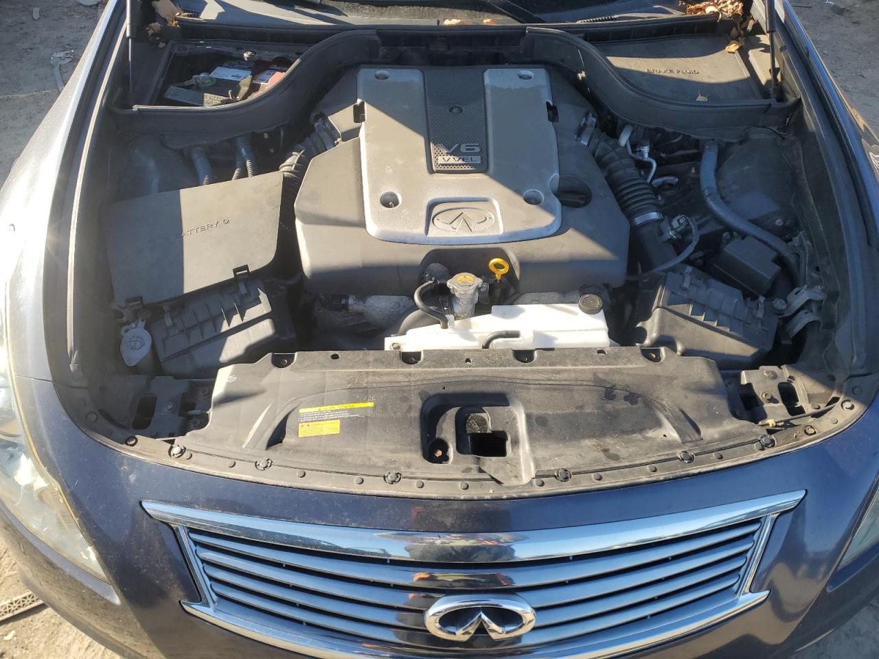 2012 Infiniti G VIN JN1CV6AR9CM671505 Copart auction photo, minor dent/scratches / stripped damage thumbnail 11