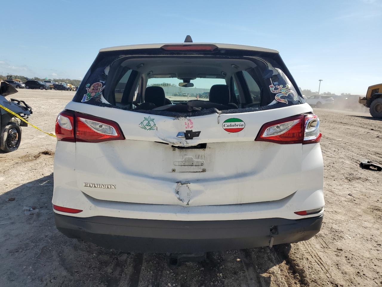 2020 Chevrolet Equinox VIN 3GNAXHEV0LS702746 Copart auction photo, front end / rear end damage thumbnail 6