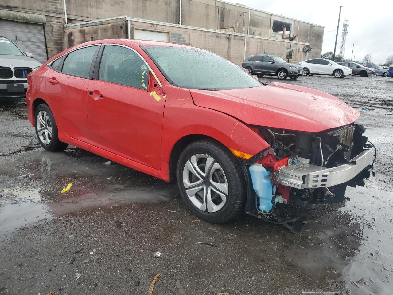 2017 Honda Civic VIN 2HGFC2F56HH532278 Copart auction photo, front end / side damage thumbnail 4