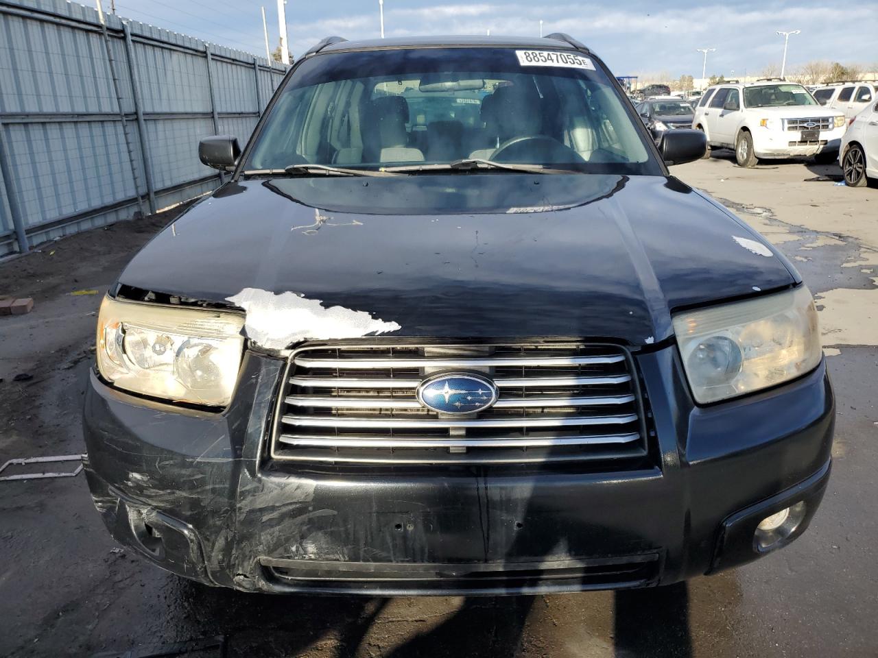 2008 Subaru Forester VIN JF1SG63638G701342 Copart auction photo, front end damage thumbnail 5