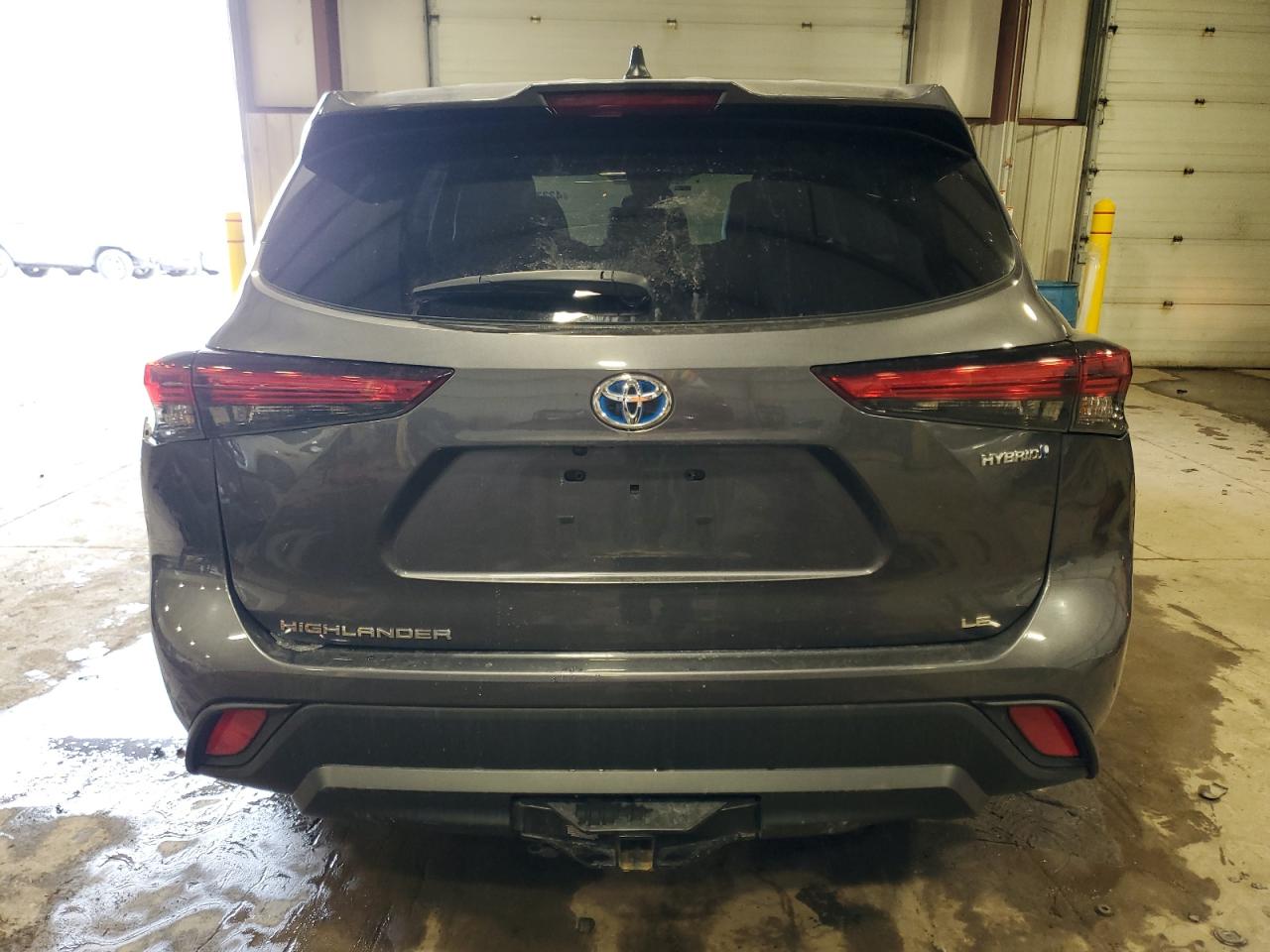 2022 Toyota Highlander VIN 5TDBBRCH3NS541461 Copart auction photo, side damage thumbnail 6