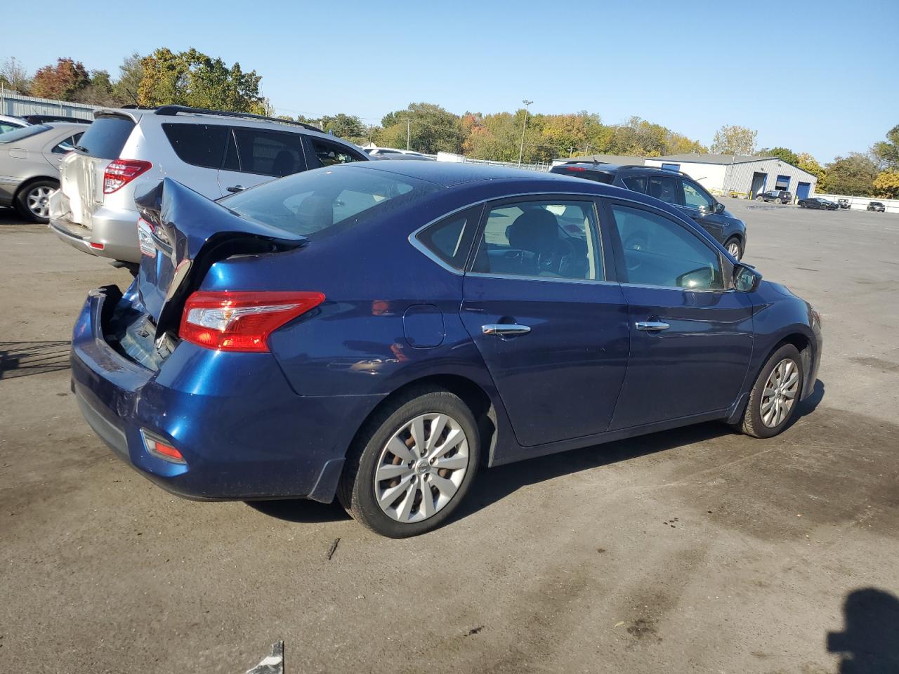 2017 Nissan Sentra VIN 3N1AB7AP2HY382894 Copart auction photo, rear end damage thumbnail 3